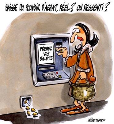 Baisse du pouvoir d'achat Baisse du pouvoir d'achat