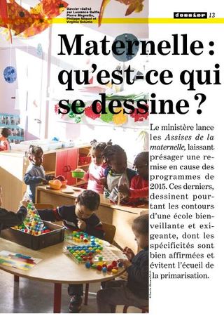 Dossier maternelle mars 2018 Dossier maternelle mars 2018