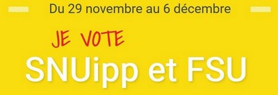 Je vote SNUipp et FSU Je vote SNUipp et FSU