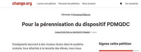 Pétition PdMqdC Pétition PdMqdC