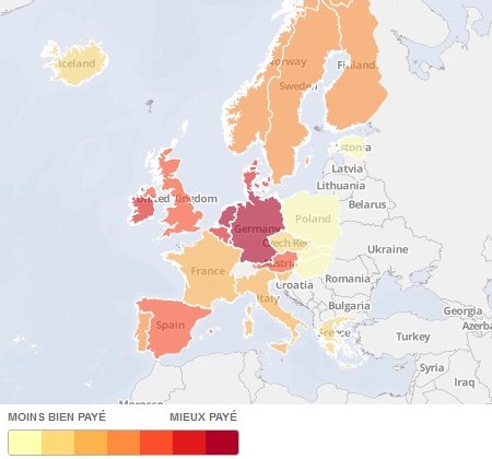 Salaires des enseignants en Europe Salaires des enseignants en Europe