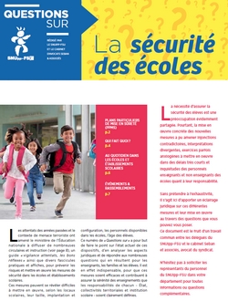 Sécurité dans les écoles Sécurité dans les écoles