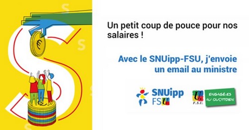 Un petit coup de pouce pour nos salaires Un petit coup de pouce pour nos salaires