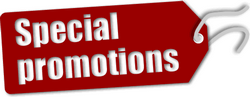 Special promotions Special promotions