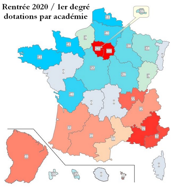Dotations rentrée 2020 Dotations rentrée 2020