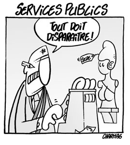 Services publics tout doit disparaitre Services publics tout doit disparaitre