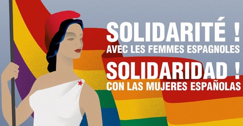 Solidarité avec les femmes espagnoles Solidarité avec les femmes espagnoles